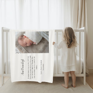 Sei meine Mutter, danke Foto Fleecedecke