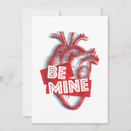 Sei meine Valentine-Flachkarte Dankeskarte