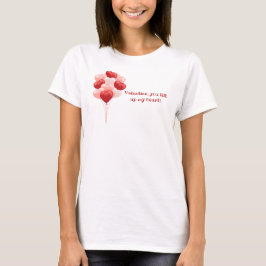 Sei meine Valentine Red Heart Covid 19 Fun Quarant T-Shirt