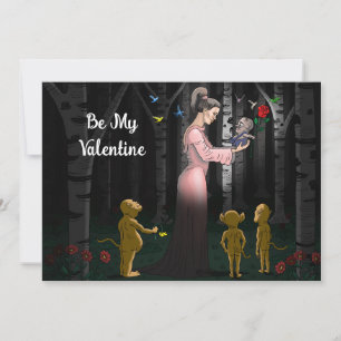 Sei meine Valentinsprinzessin Feiertagskarte