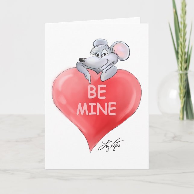 Sei meine Valentintagskarte Feiertagskarte (Vorderseite)
