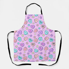 Sei Mine Pastel Heart und Star Lavender Schürze