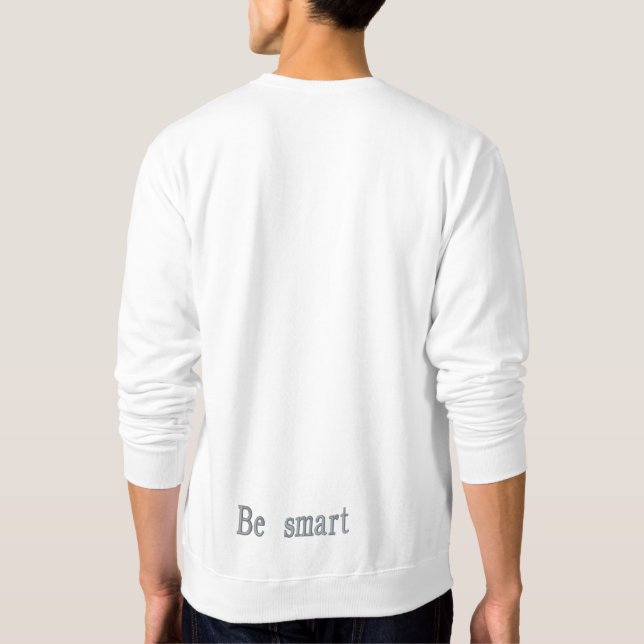 Sei Mutig Sei Cool Minimalistische Sweatshirt (Rückseite)