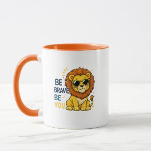 Sei Mutig Sei Du Löwentasse Tasse
