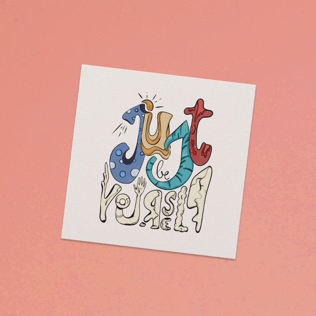 Sei mutig, sei du: Sei nur du selbst. (Von Creator hochgeladen)