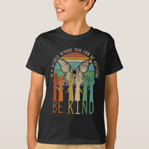 Sei nett Autismus-Bewusstsein Asl Mutter Lehrer Fr T-Shirt