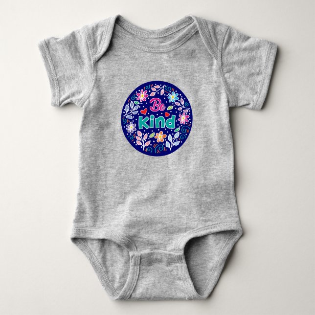 Sei nett baby strampler (Vorderseite)