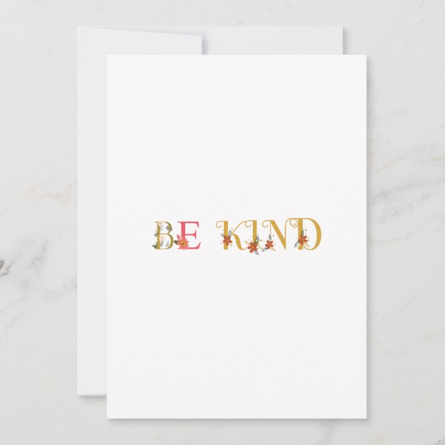 Sei nett einladung (Vorderseite)