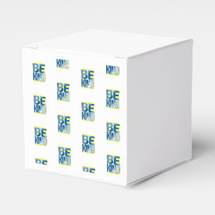 "Sei nett inspirierendes Typografie-Design Geschenkschachtel