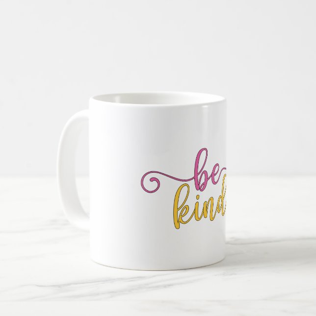 Sei nett kaffeetasse (Vorderseite Links)