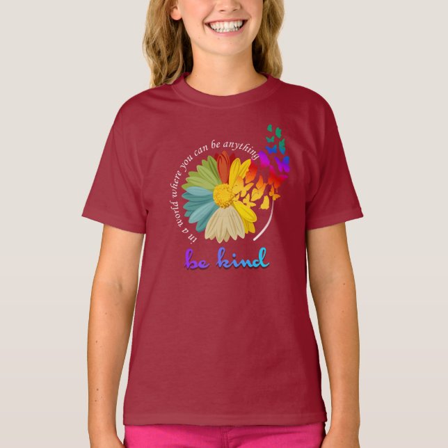 Sei nett | Kinder T - Shirt (Vorderseite)