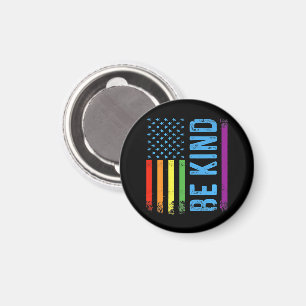 Sei nett Lgbt Lgbtq Gay Pride Regenbogen Magnet