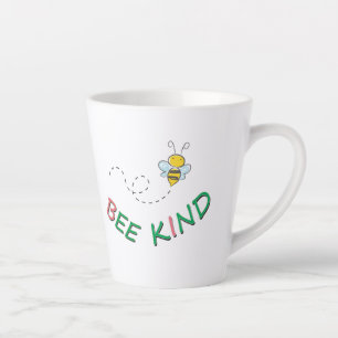 Sei nett - Lustiger motivierender Ausspruch und Ku Milchtasse