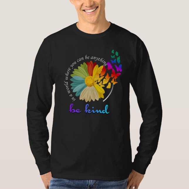 Sei nett | Männer Langschläfe T-Shirt (Vorderseite)