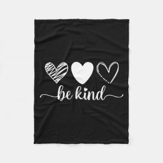 Sei nett minimalist liebe freundlichkeit positiv fleecedecke