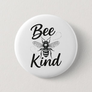Sei nett, positives Zitat, süßes lustiges Design f Button