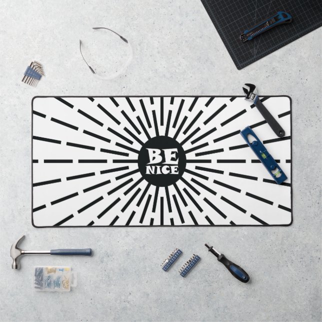 Sei nett schreibtischunterlage (Arbeitsplatz)