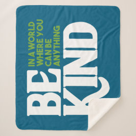 Sei nett sherpadecke