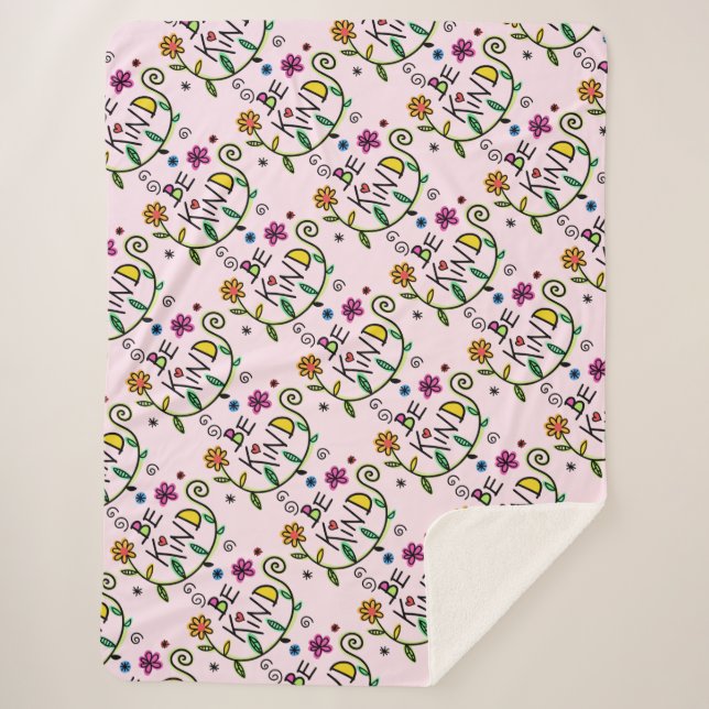 Sei nett sherpadecke (Vorderseite)