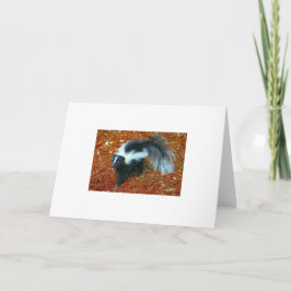 Sei nett, sonst stink ich dir eine Grußkarte! Karte