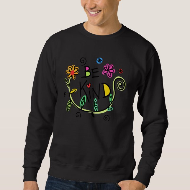 Sei nett sweatshirt (Vorderseite)