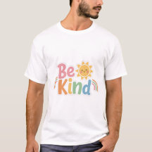 Sei nett T-Shirt | Grafik T-Shirt mit positivem Zi