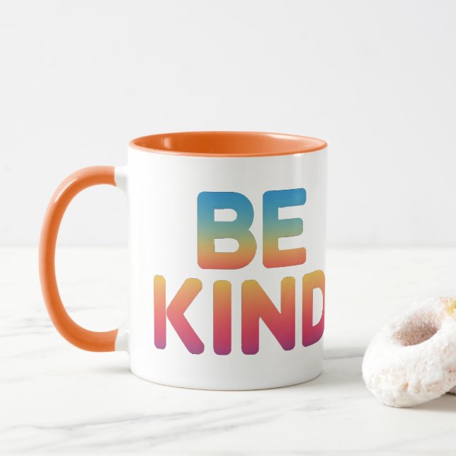 Sei nett tasse (Mit Donut)
