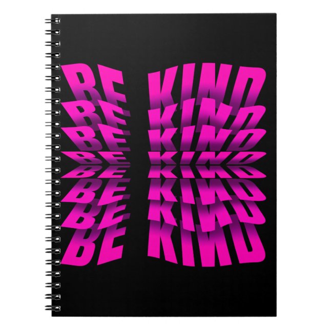 SEI NETT TEXT EFFEKTPINK TYPOGRAPHIE NOTIZBLOCK (Vorderseite)