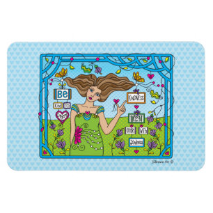 Sei nett zu anderen_Flexible Magnet 6" x 4"