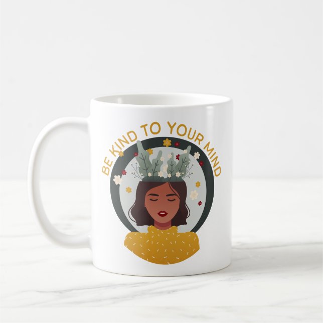 Sei nett zu deinem Geist Kaffeetasse (Links)