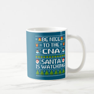 Sei nett zu dem Cna Santa beobachtet hässlichen We Kaffeetasse