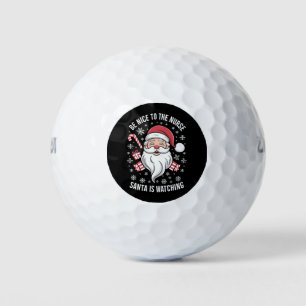 Sei nett zu den Krankenschwestern, die Weihnachten Golfball