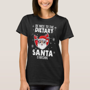 Sei nett zu der Diät, die der Weihnachtsmann Weihn T-Shirt