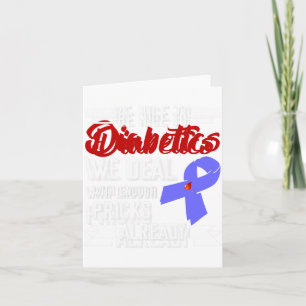 Sei nett zu Diabetikern, die wir mit genug Pricks Karte