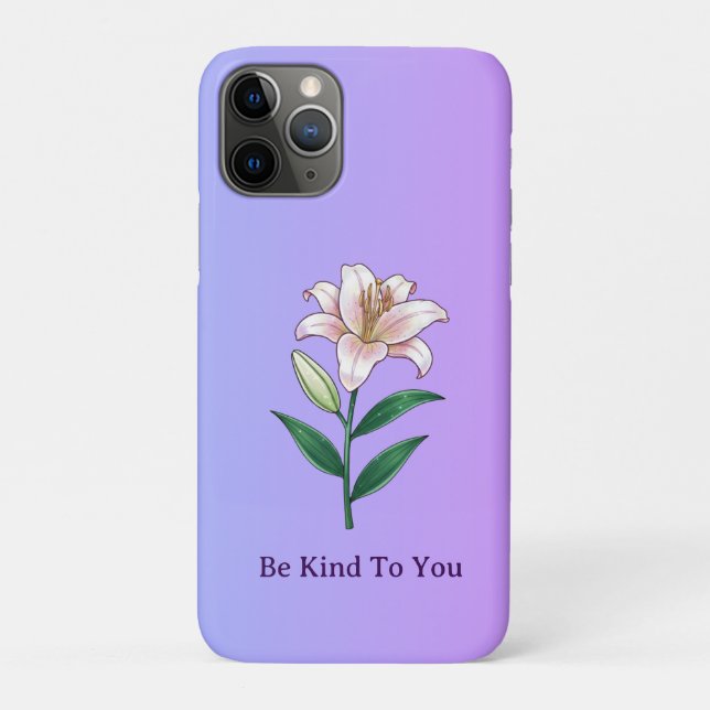 Sei nett zu dir Lily Selbstfürsorge-Handyhülle Case-Mate iPhone Hülle (Rückseite)