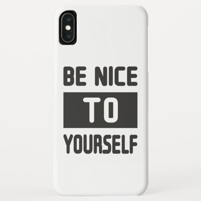 Sei nett zu dir selbst Case-Mate iPhone hülle (Rückseite)