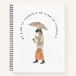 Sei nett zu dir selbst notizbuch