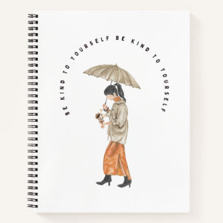 Sei nett zu dir selbst notizbuch