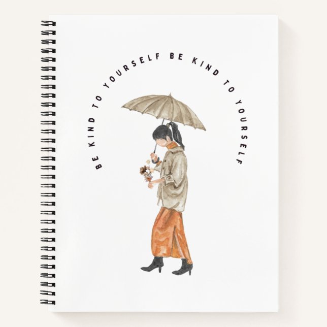 Sei nett zu dir selbst notizbuch (Vorderseite)