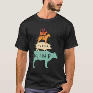 Sei nett zu jedem T-Shirt Vegan Vegetarier Ret