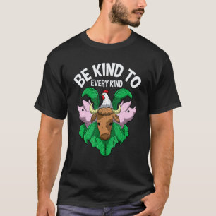 Sei nett zu jeder Art lustiger Veganer Vegetarier  T-Shirt