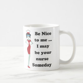 Sei nett zu mir kaffeetasse