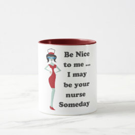 Sei nett zu mir tasse