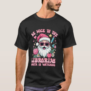 Sei nett zum biblischen Weihnachtsmann, wie er Pin T-Shirt