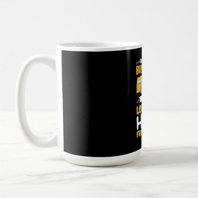 Sei nett zum Busfahrer Kaffeetasse (Links)