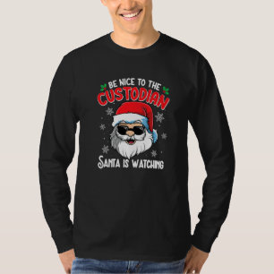 Sei nett zum Hausmeister, der Weihnachtsmann beoba T-Shirt