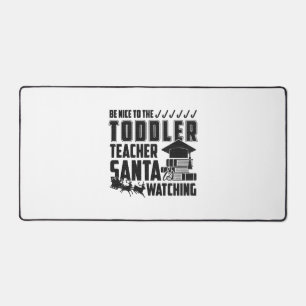 Sei nett zum Kleinkind-Teacher-Hemd Schreibtischunterlage