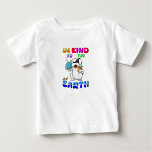 Sei nett zur Erde Baby T-shirt