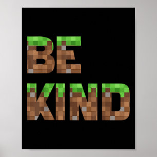 Sei nette Jungs Teens Kinder Pixel Video Game Kind Poster