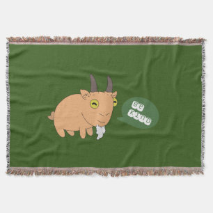 Sei nette Ziege! Decke